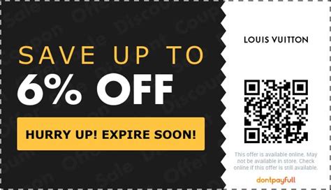 louis vuitton promotion code|louis vuitton coupon code.